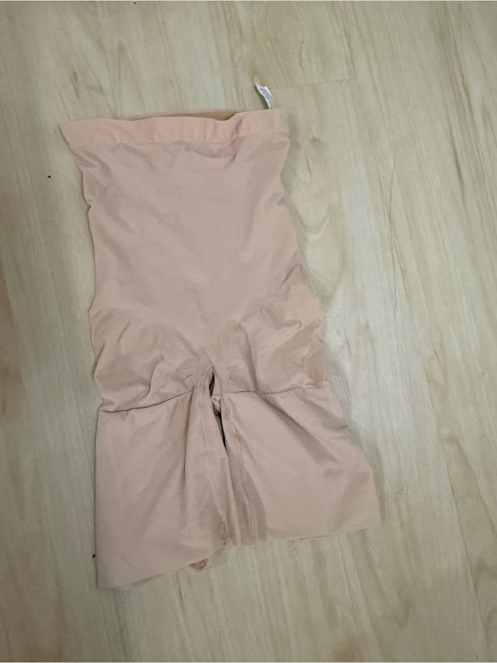 SPANX High-Waist Nude Shaping Shorts